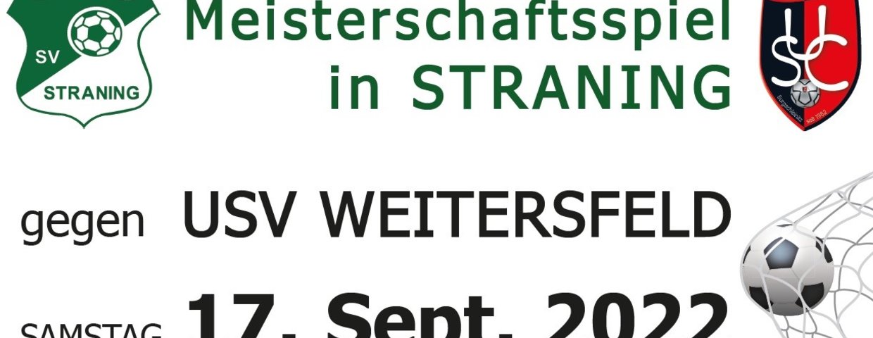 SPG Burgschleinitz / Straning - USV Weitersfeld