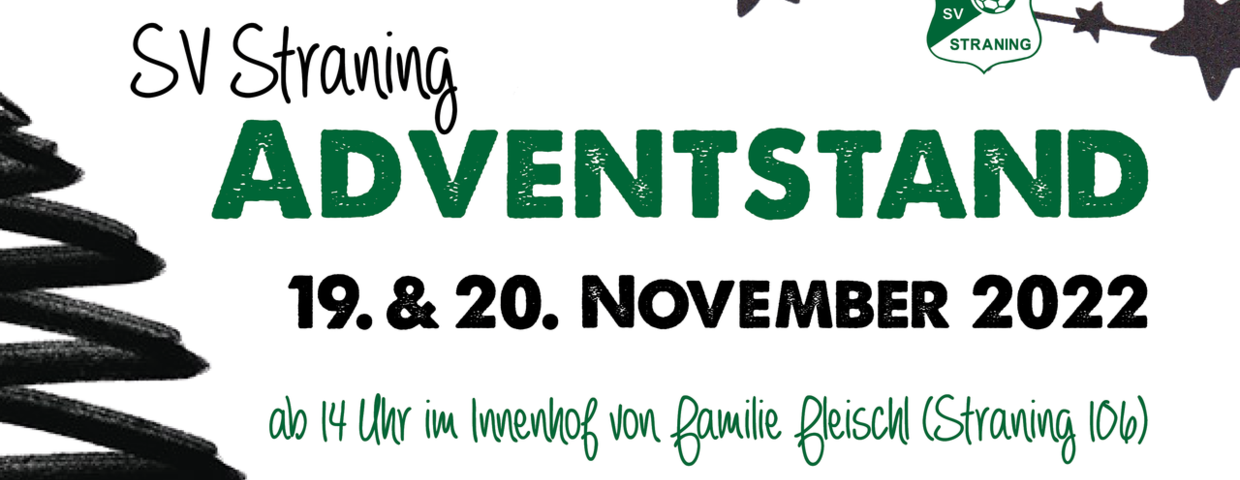 SV Straning - Adventstand 19.+20.Nov.2022